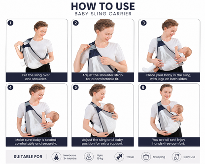 Carry your Baby Comfortably and Safe Anywhere
