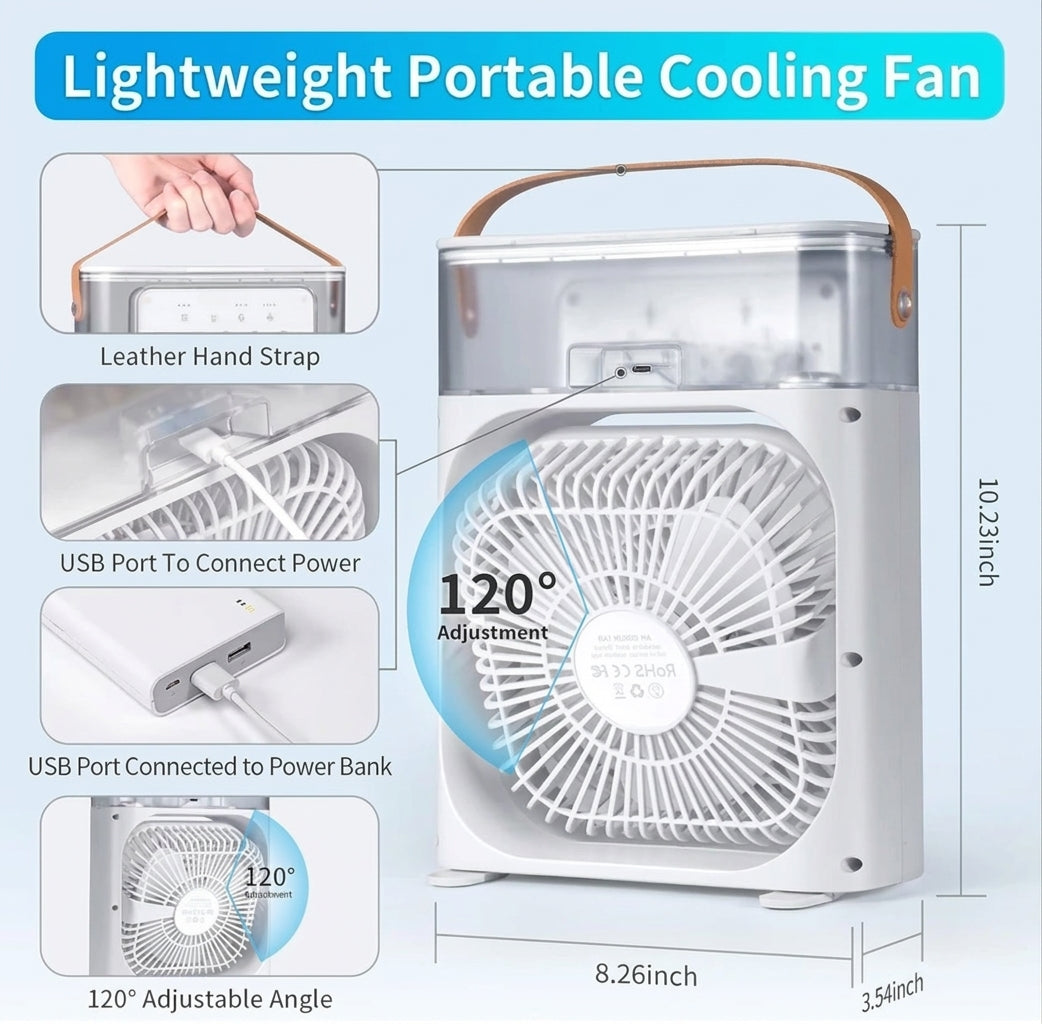 Portable Mini Air Cooler – Personal AC Anywhere, Anytime!