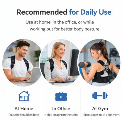 Adjustable Back Posture Corrector/ Slouching Relieve Pain Belt Women & Men
