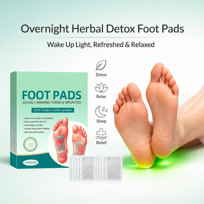 100% Herbal & Gentle Ingredient Detox Foot Pads