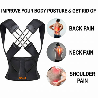 Adjustable Back Posture Corrector/ Slouching Relieve Pain Belt Women & Men
