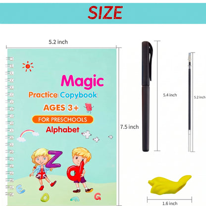 Magic Practice Book For Kids (4-IN-ON)