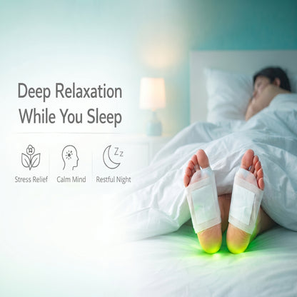 100% Herbal & Gentle Ingredient Detox Foot Pads