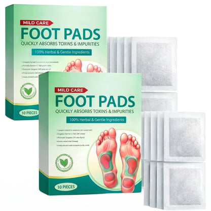 100% Herbal & Gentle Ingredient Detox Foot Pads