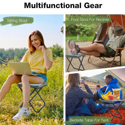 Outdoor Zipper Handbag Folding Stool