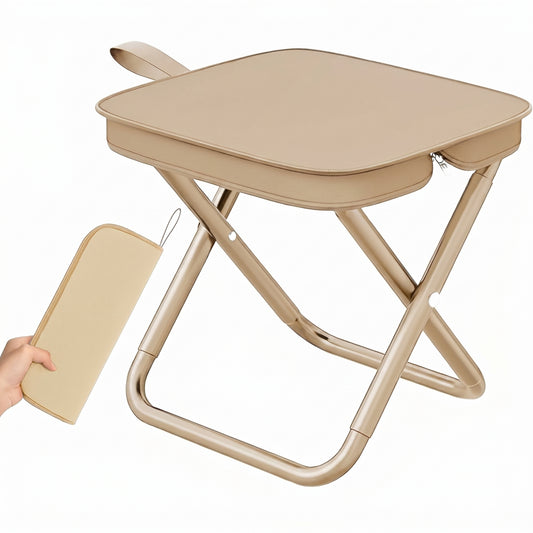 Outdoor Zipper Handbag Folding Stool