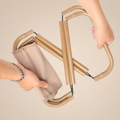 Outdoor Zipper Handbag Folding Stool