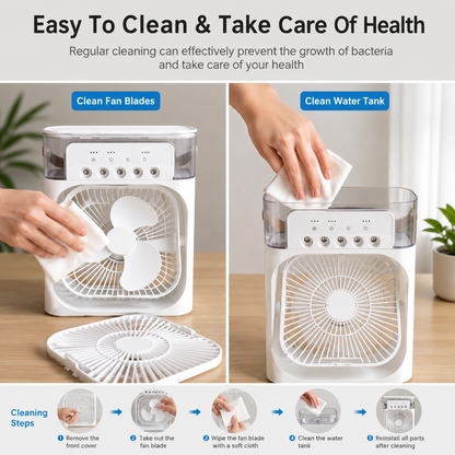 Portable Mini Air Cooler – Personal AC Anywhere, Anytime!
